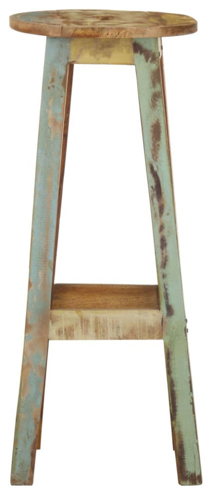 vidaXL Bar Stools 2 pcs Solid Reclaimed Wood