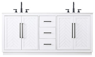 Elegant Lighting VF29072D Chase 72" - White