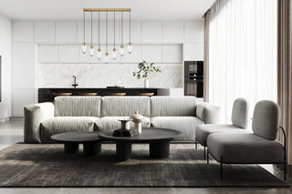 Z-Lite 651P-7L Arden 7 Light 54"W Suspension Linear Pendant - Matte Black