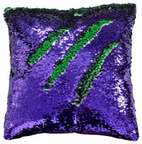 Decorative Mermaid Throw Pillow, Purple/Green, 18"x18"