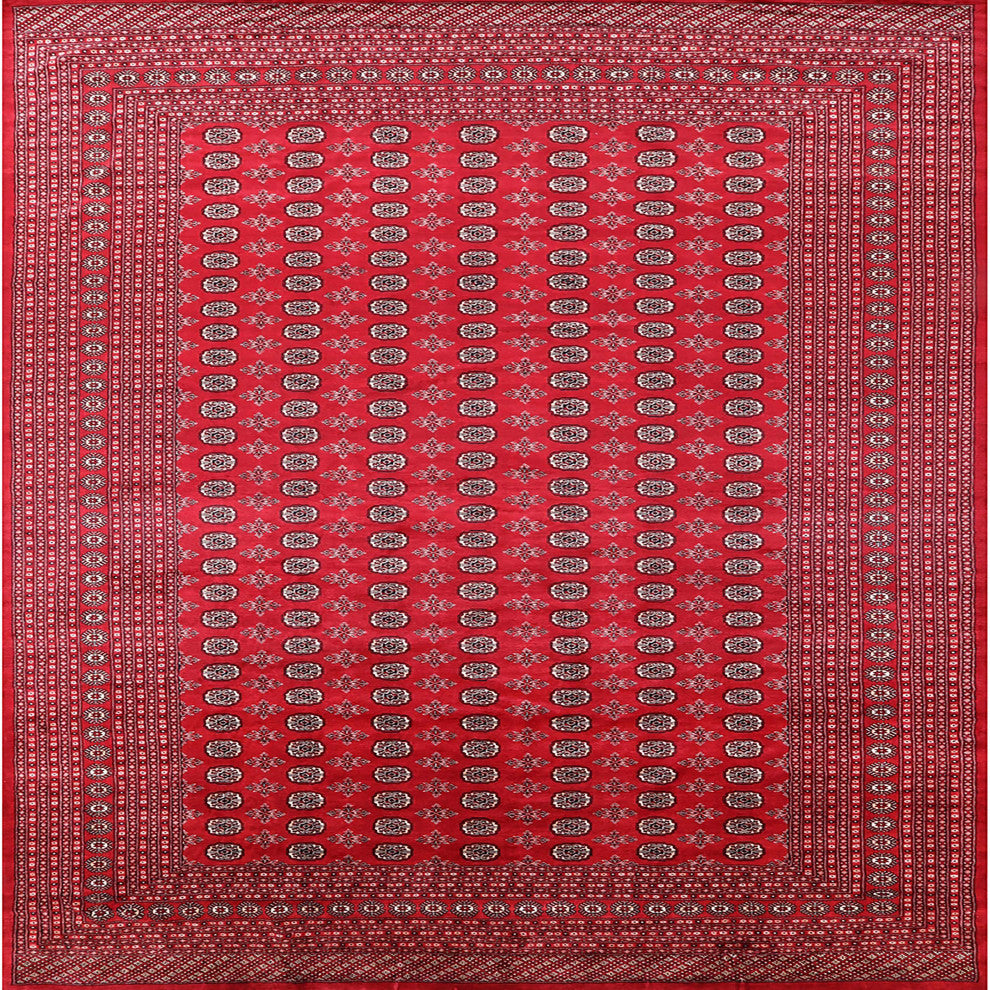 Ahgly Company Indoor Square Mid-Century Modern Area Rugs, 5' Square