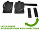 Black Iron Gate Latch Lock Colonial Style Gate Lock |