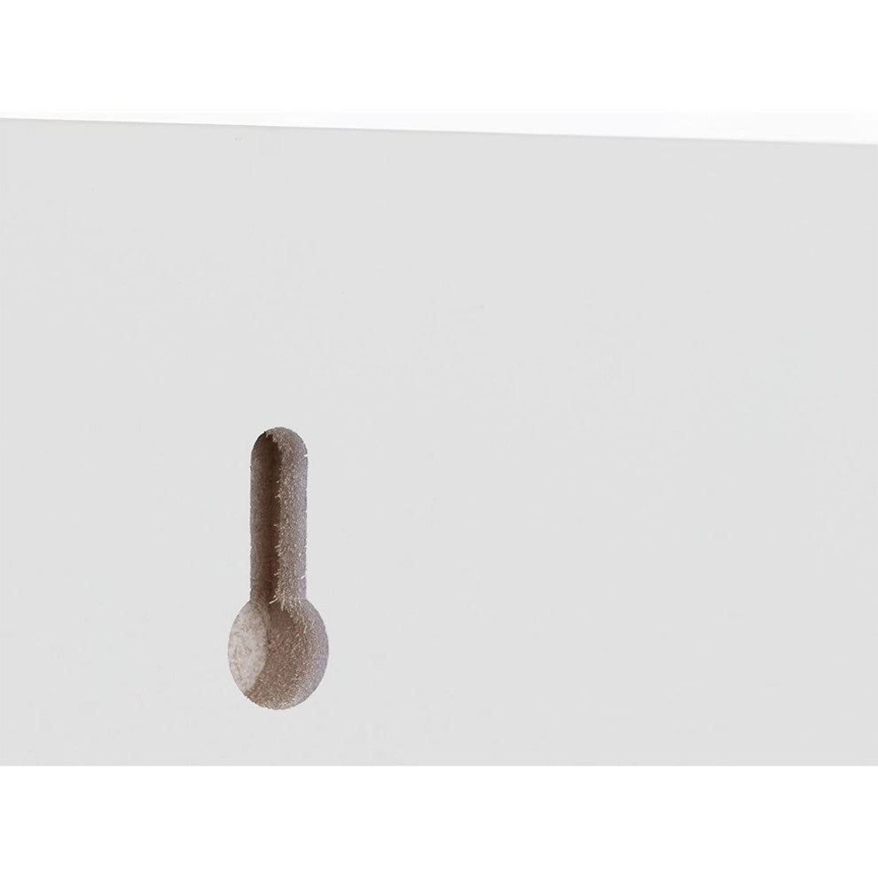 Set of Two 7.75"x7.75" Priva Floating Corner Wall Shelves