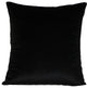Velvet Geometric Pattern Decorative Throw Pillow, Jager Black Diamond, 20"x20"
