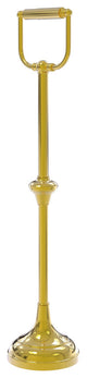 Free Standing Toilet Tissue Holder, Polished Brass