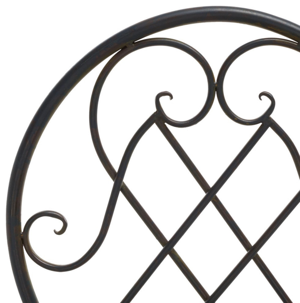 Safavieh Adriel 3Pc Bistro Set, Black Rust