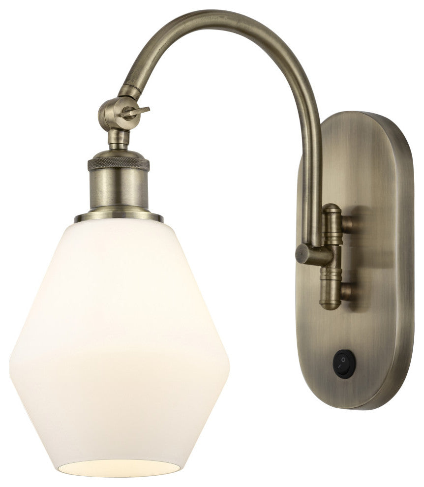 Innovations 518-1W-AB-G651-6-LED 1-Light Sconce, Antique Brass