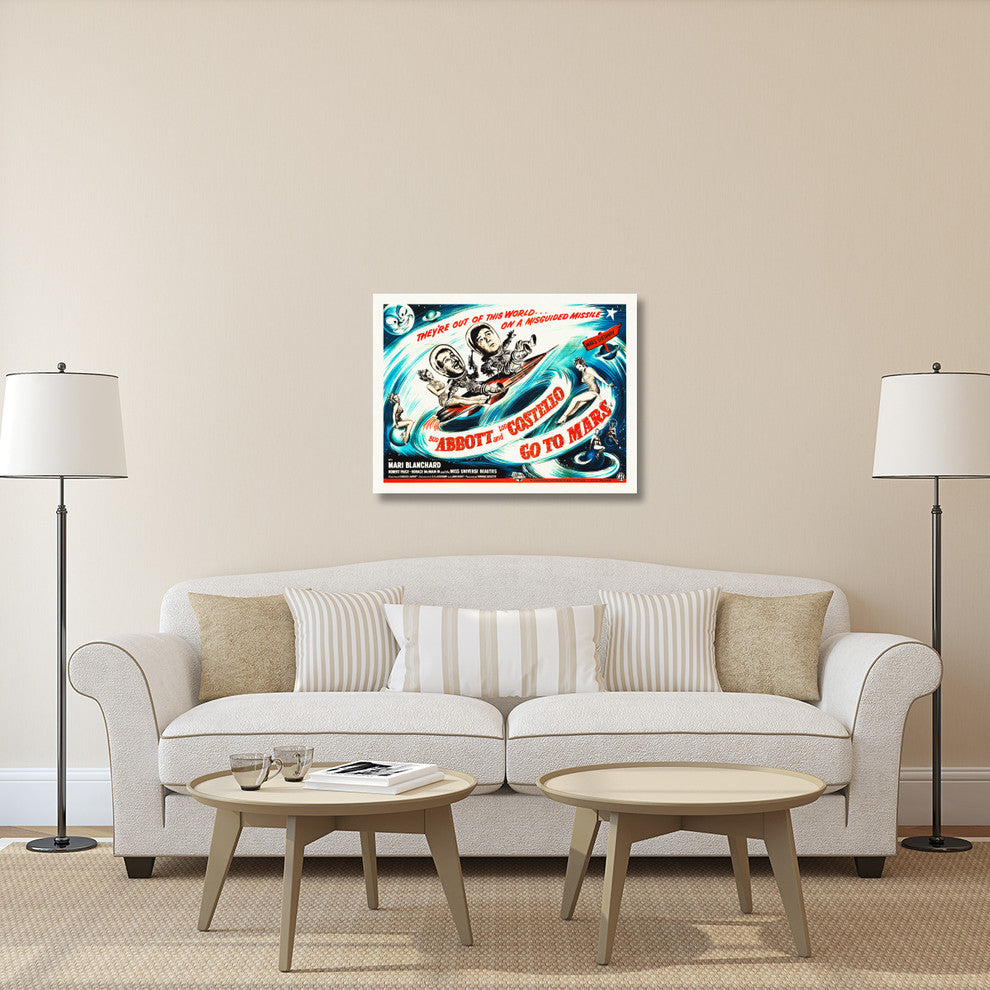 "Abbott & Costello - Go To Mars" Canvas by Hollywood Photo Archive, 40x30"