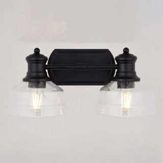 Vaxcel Lighting W0503 Beloit 2 Light 17"W Vanity Light - Matte Black