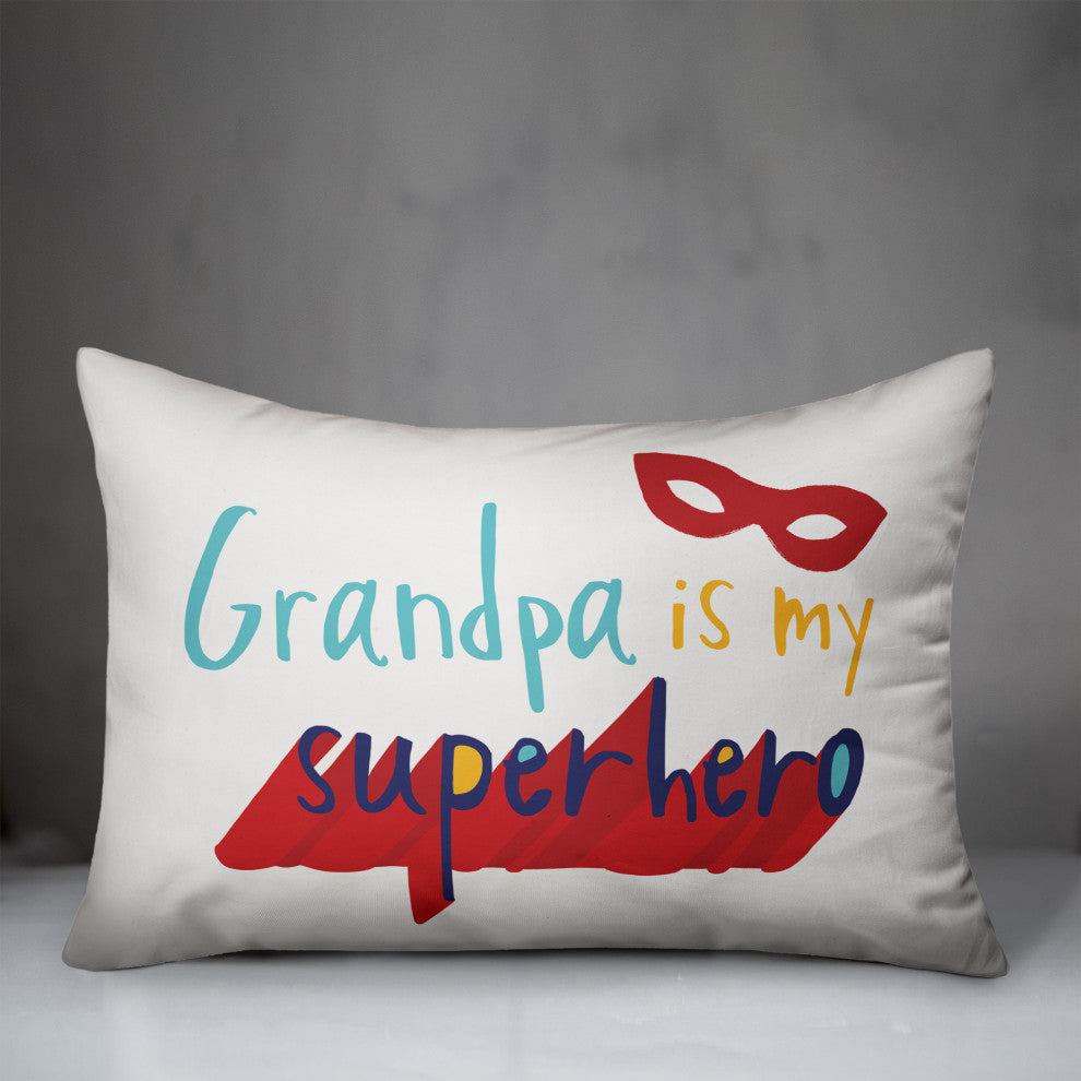 Superhero Grandpa 14x20 Spun Poly Pillow