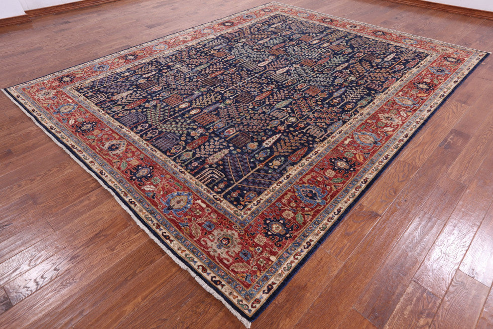 Persian Ziegler Hand Knotted Wool Rug 9' 3" X 11' 8" Q7793