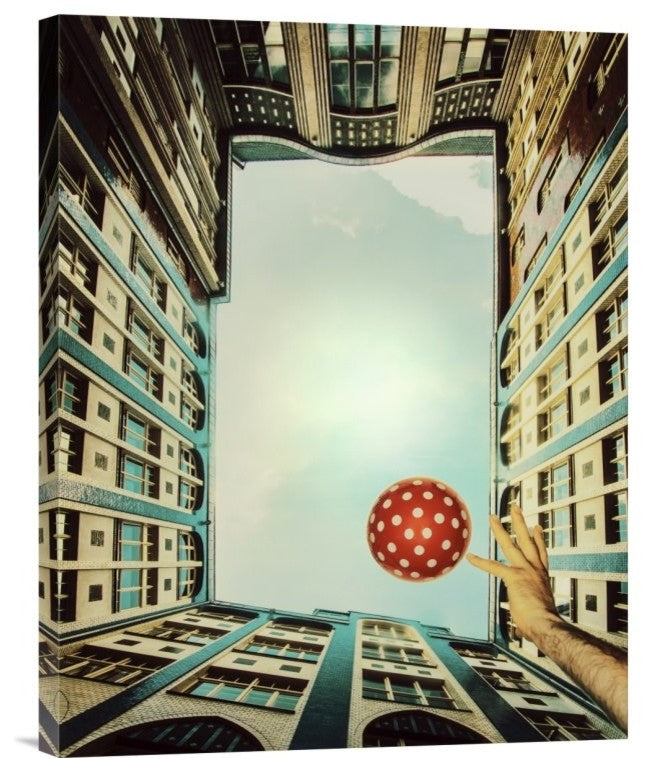 "Play It!" Stretched Canvas Giclee by Ambra, 16x20"