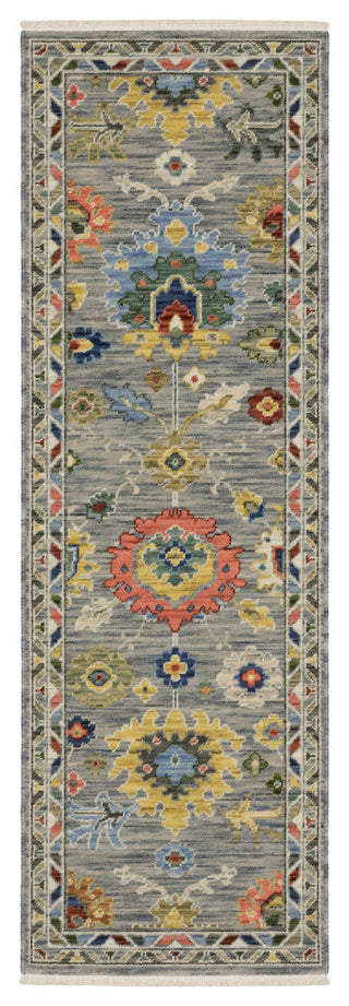Oriental Weavers Lucca 2888G Floral Rug, Gray, 5'3"x7'6"