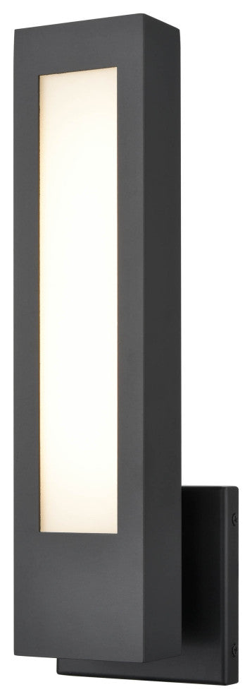 Amster 1-Light LED Module 16" Tall Powder Coated Black Outdoor