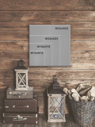 "Grow Old" Framed Painting Print, 32x32