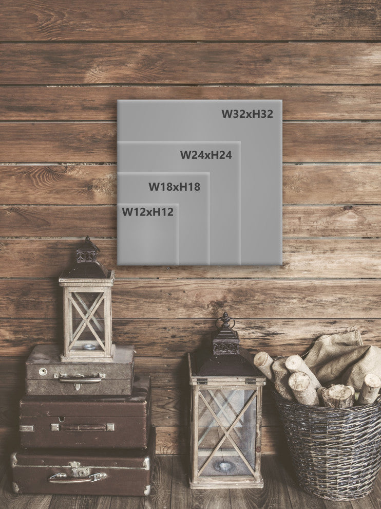 "Grow Old" Framed Painting Print, 32x32