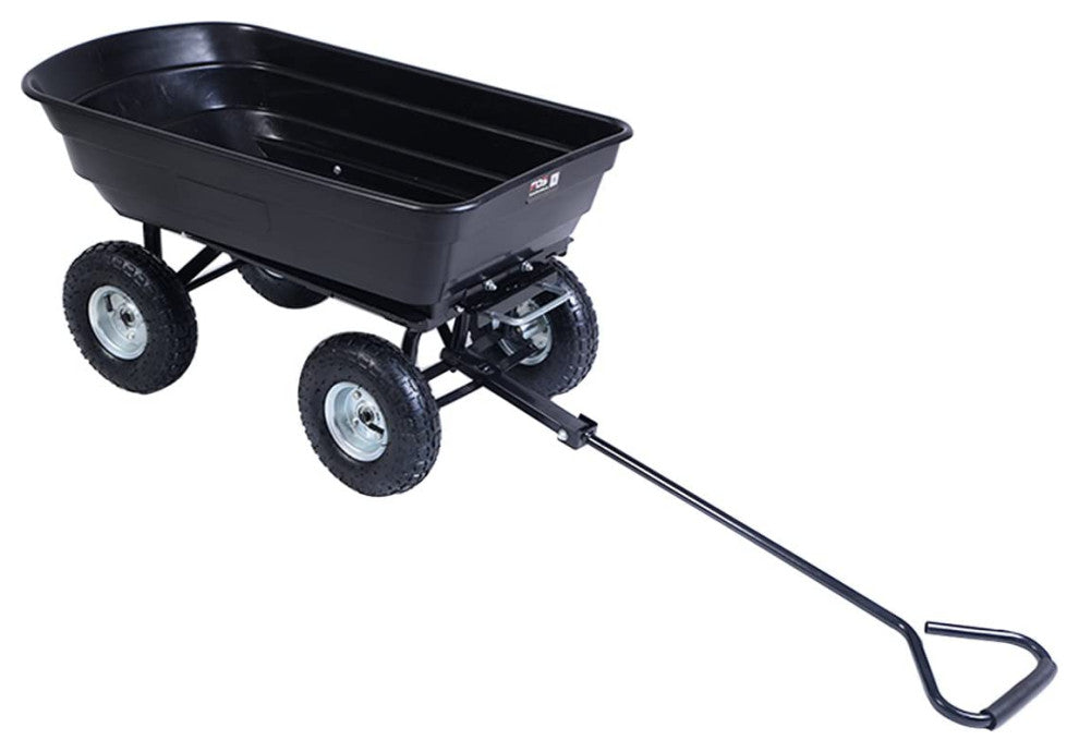 Garden Dump Cart Dumper Wagon Carrier Wheel Barrow
