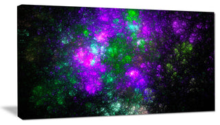 Explosion Supernova Fractal Art, Abstract Canvas Art Print, 32x16