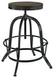 Collect Wood Top Bar Stool - Black