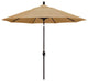 Aluminum Outdoor Umbrella, Linen Sesame