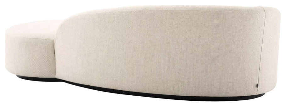 Modern Curved Sofa | Eichholtz Bernd, Cream