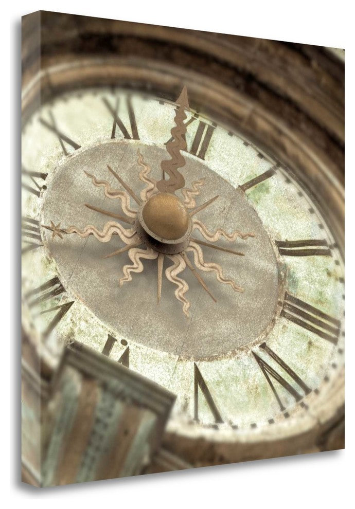 "Il Grande Orologio - 1 Color" By Alan Blaustein, Giclee on Gallery Wrap Canvas