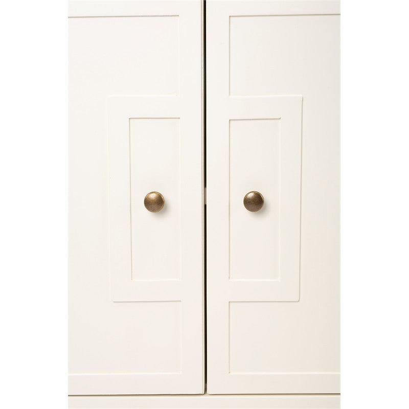 Beaumont Lane Metropolitan Living Console Cabinet in White