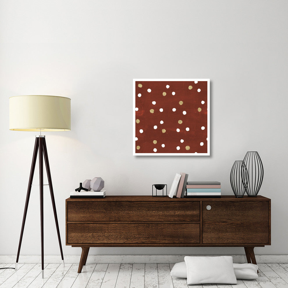 "Santas List Pattern V" Digital Paper Print by Janelle Penner, 32"x32"
