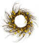 Star Forsythia Wreath, 20"