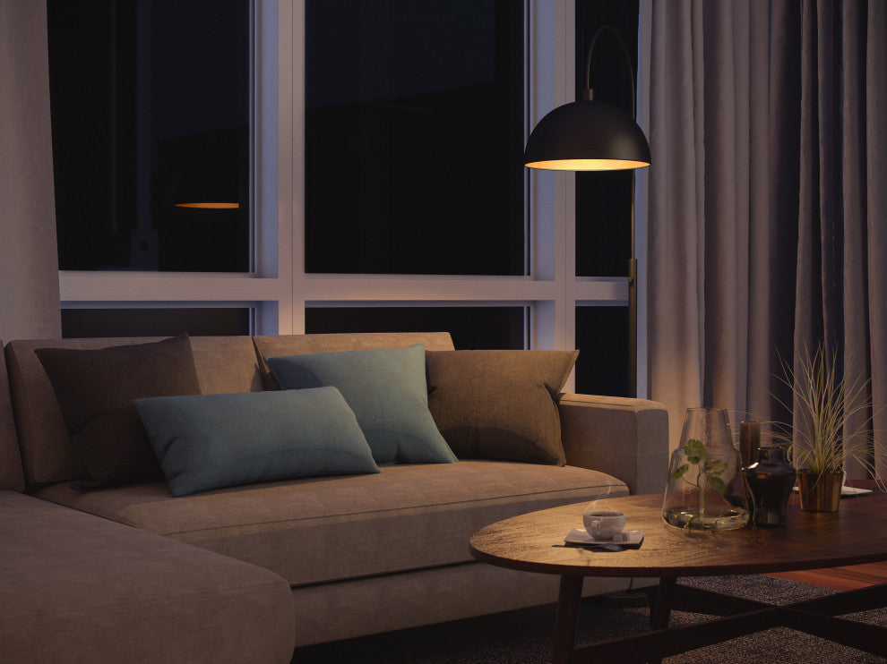 Kenroy 35348BL 1-Light Floor Lamp, Dimitri