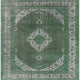 Ahgly Company Indoor Square Mid-Century Modern Area Rugs, 4' Square