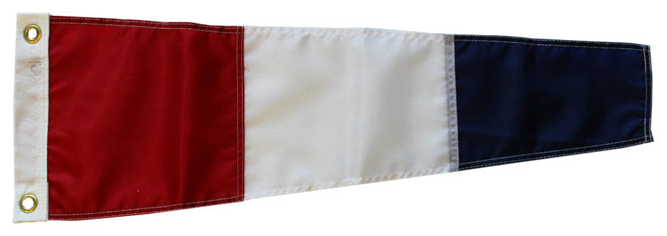 Number 3, Nautical Code Signal Nylon Pennant