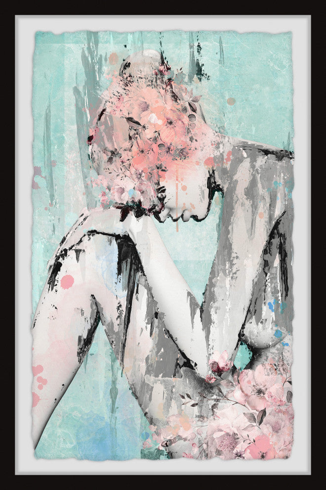 "Speechless" Framed Painting Print, 30x45