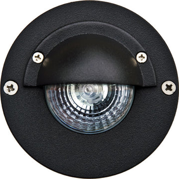 Dabmar Lighting Cast Aluminum Surface Mount Brick/Step/Wall Light With Eyelid