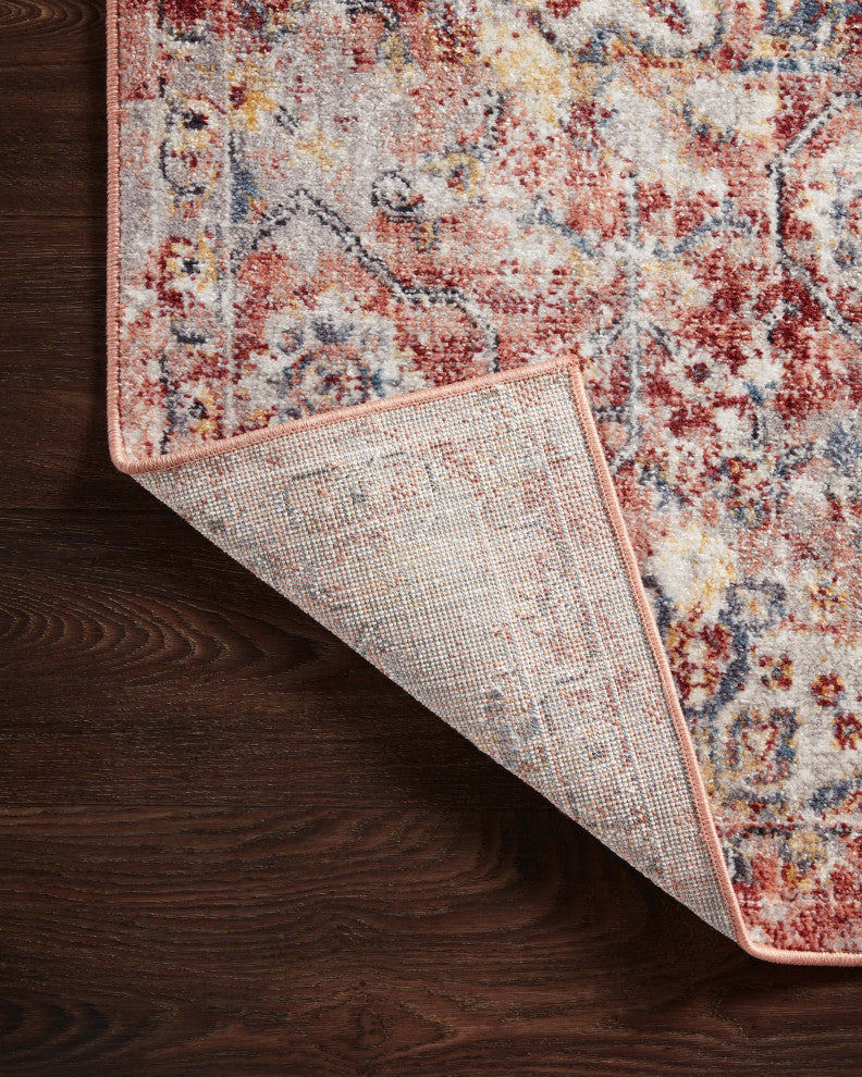 Loloi II Cassandra Rust / Ivory 18" X 18" Swatch Area Rug