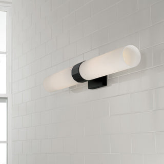 Capital Lighting 646221 Sutton 2 Light 5"W Bath Bar - Matte Black