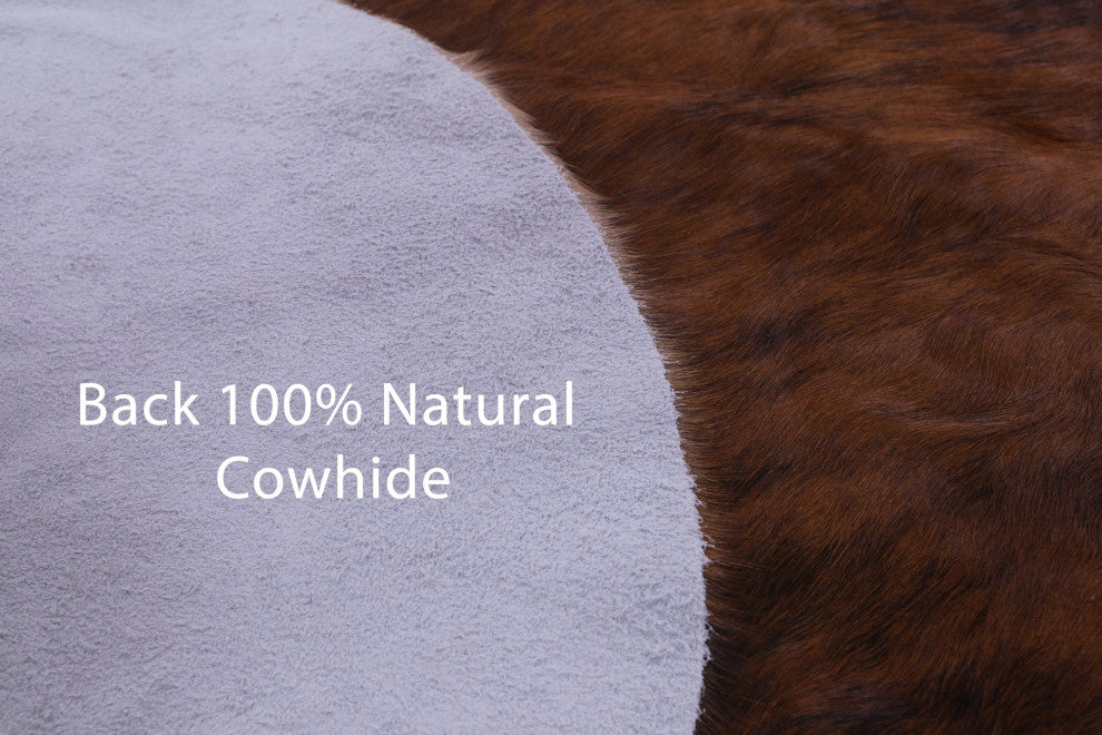 Natural Cowhide Rug 7' 4" X 6' 3" C2335