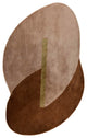 Organic Shaped Woven Rug 5' x 8', Zuiver Phila, Brown