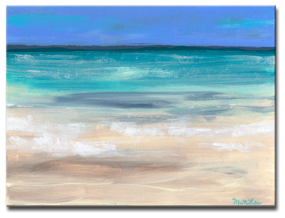 Wateryview' Canvas by Leslie Owens, 30"x20"