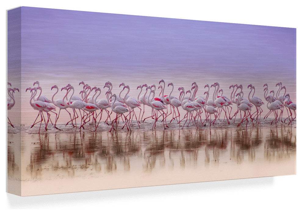Ahmed Thabet 'Comrades In Color' Canvas Art, 24"x12"