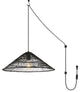 JONATHAN Y Lighting JYL1407 Nova 20"W LED Hardwired or Plug-In - Black