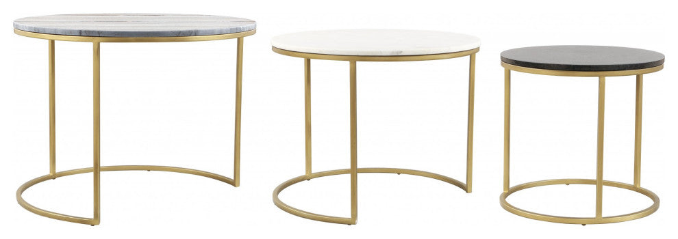Franco Nesting Coffee Tables Multicolor