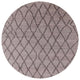 Ahgly Company Indoor Round Mid-Century Modern Area Rugs, 4' Round