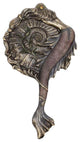 Mermaid Hand Mirror With Bronze Finish