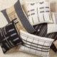 Jaipur Living Merima Tribal Black/Cream Poly Fill Pillow 16"X24" Lumbar