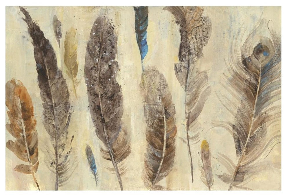 "Feather Study" Digital Paper Print by Albena Hristova, 20"x14"