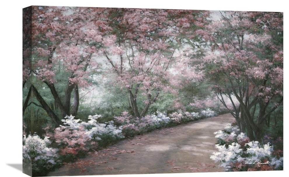 "Azalea Walk" Stretched Canvas Giclee by Diane Romanello, 24"x16"