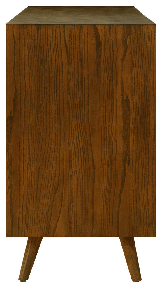 Emery Pecan 6 Drawer Dresser