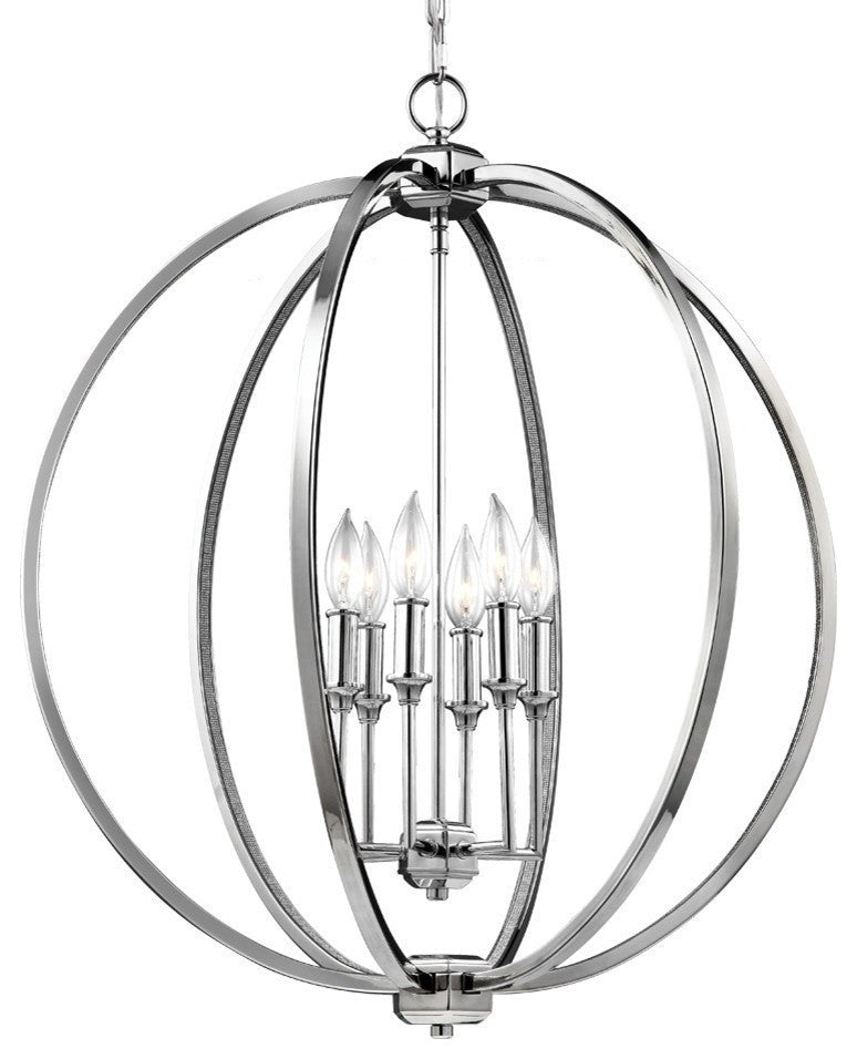 Murray Feiss Corinne Six Light Pendant F3061/6PN