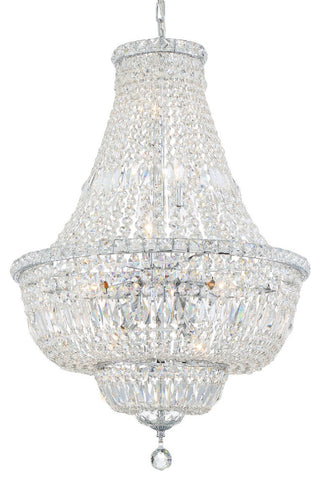 Crystorama Lighting Group ROS-A1009-CL-MWP Roslyn 9 Light 22"W - Polished